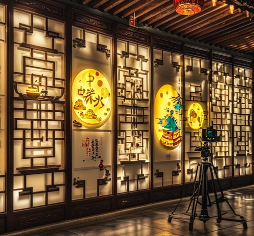 成都中秋主题文化墙：共绘团圆美景，彰显蓉城魅力