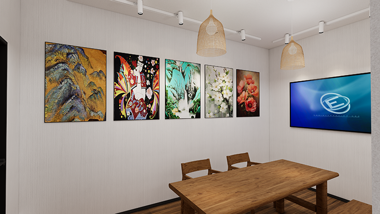 四川裕霖涂料展厅