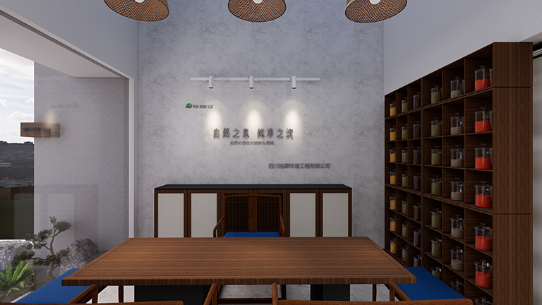 四川裕霖涂料展厅