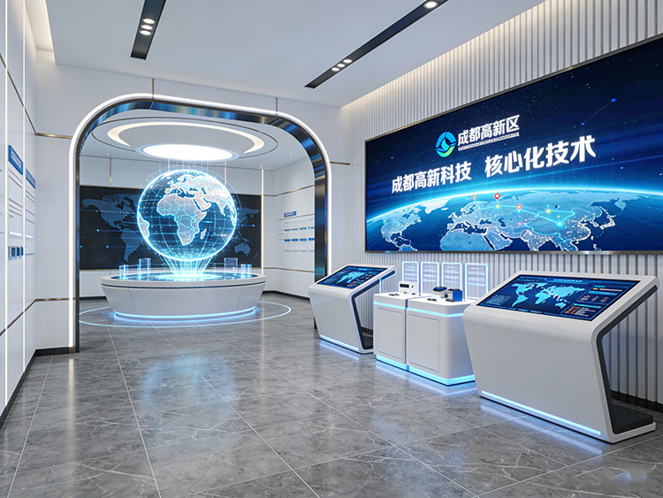 成都数字展厅互动体验实景